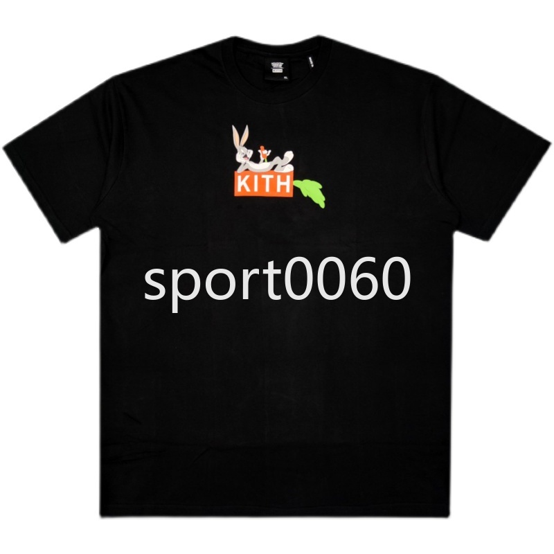 Kith New Carrot Box Cartoon Print Bugs Bunny Joint Series Mens and Womens High Street round Neck Short Sleeve T-shirt, Black
Kith New Carrot Box Cartoon Print Bugs Bunny Joint Series Mens and Womens High Street round Neck Short Sleeve T-shirt, Black