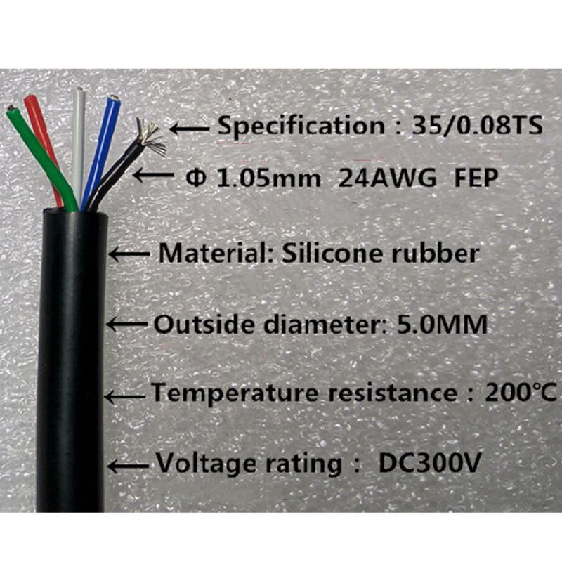 5 Core cable Wire Electronic Soldier bolt STC-T12 Line Lassen Station Handle