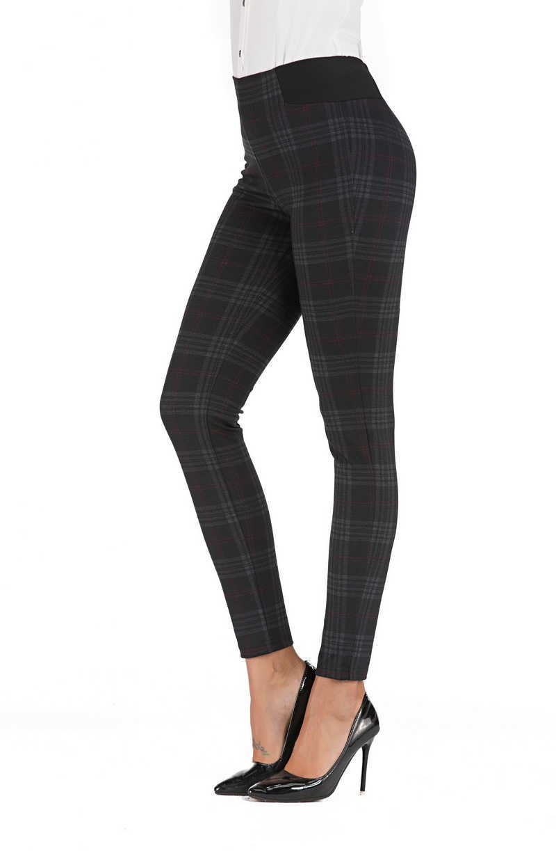 Chic Women Skinny Pant Autumn Fashion Black Plaid Stretch Legging Bottom High Waist Pencil Pant Modern Lady Long Pants 210602
Chic Women Skinny Pant Autumn Fashion Black Plaid Stretch Legging Bottom High Waist Pencil Pant Modern Lady Long Pants 210602