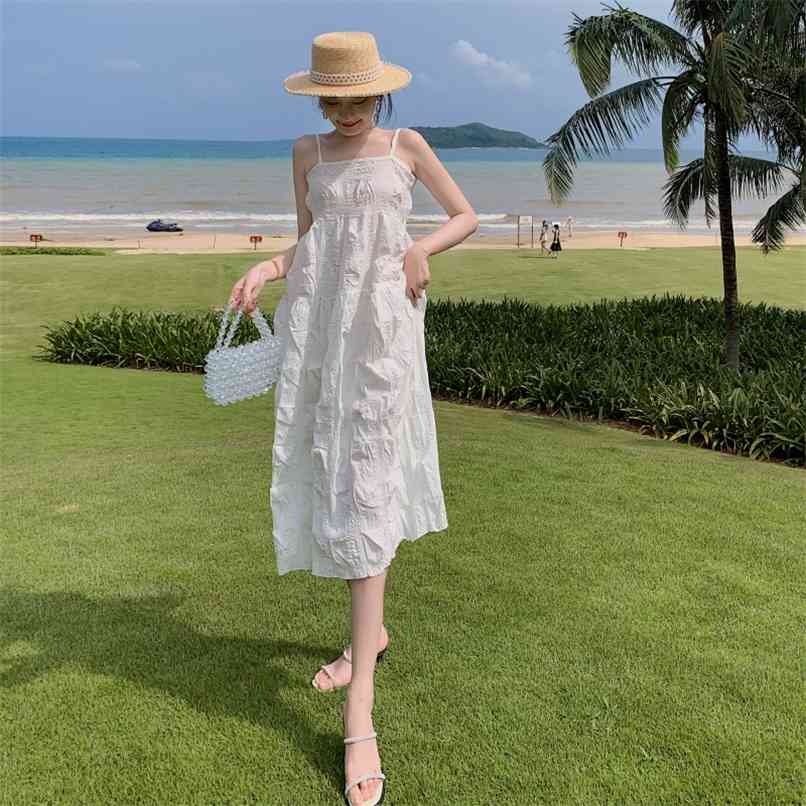White halter strap elegant dress female seaside vacation beach skirt summer and Korean fashion women' clothing 210520
White halter strap elegant dress female seaside vacation beach skirt summer and Korean fashion women' clothing 210520