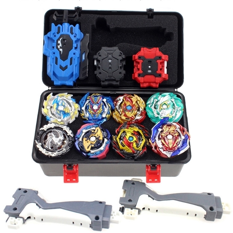 New Beyblade Burst Bey Blade Toy Metal Funsion Bayblade Set Storage Box With Handle Launcher Plastic Box Toys B145 B149 B150 2012
New Beyblade Burst Bey Blade Toy Metal Funsion Bayblade Set Storage Box With Handle Launcher Plastic Box Toys B145 B149 B150 2012