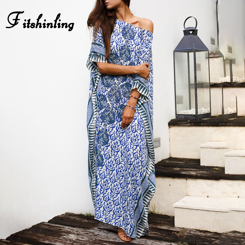 Fitshinling Big size bohemian long dress female holiday print batwing sleeve sexy hot vintage maxi dresses for women pareos sale
Fitshinling Big size bohemian long dress female holiday print batwing sleeve sexy hot vintage maxi dresses for women pareos sale