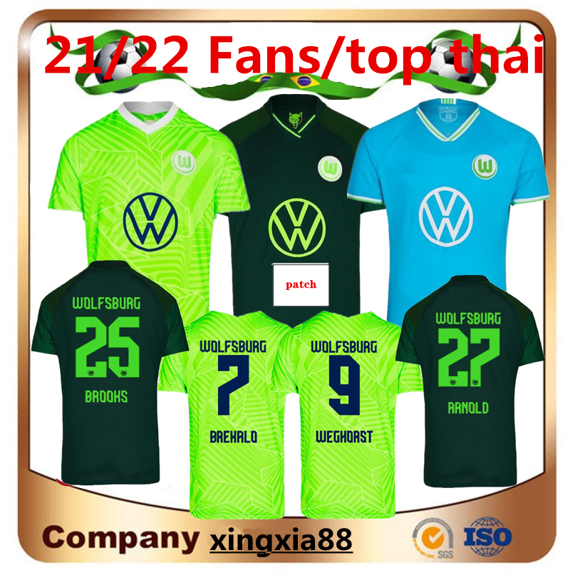 VfL Wolfsburg soccer jerseys ROUSSILLON BROOKS BREKALO WEGHORST football jersey KLAUS XAVER PONGRACIC ARNOLD shirts Home away man kids kit 2, Black;yellow
VfL Wolfsburg soccer jerseys ROUSSILLON BROOKS BREKALO WEGHORST football jersey KLAUS XAVER PONGRACIC ARNOLD shirts Home away man kids kit 2, Black;yellow