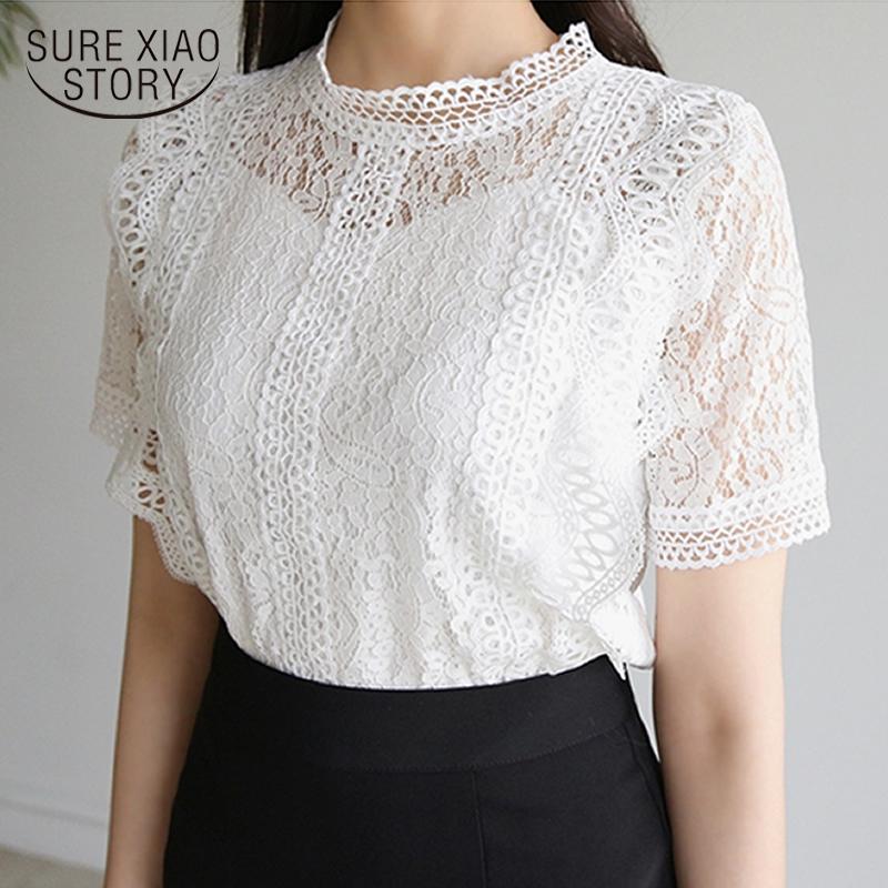 Women's Blouses & Shirts Summer White Lace Blouse Blusas Mujer De Moda 2022 Fashion Short Sleeve Women Hollow Out And Tops 8745 50
Women's Blouses & Shirts Summer White Lace Blouse Blusas Mujer De Moda 2022 Fashion Short Sleeve Women Hollow Out And Tops 8745 50