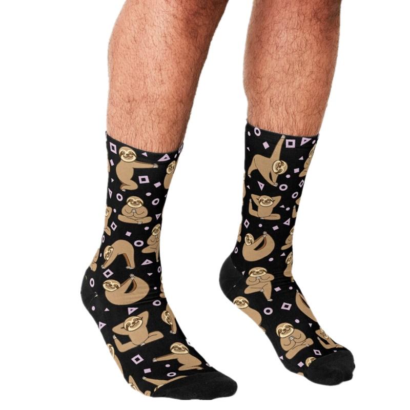 Men's Socks 2021 Funny Cute Sloths Yoga Pattern Printed Hip Hop Men Happy Boys Street Style Crazy For, W909
Men's Socks 2021 Funny Cute Sloths Yoga Pattern Printed Hip Hop Men Happy Boys Street Style Crazy For, W909