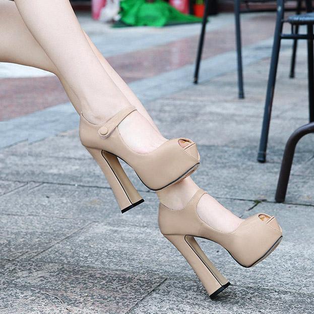 Dress Shoes LIHUAMAO Vintage Mary Jane High Heels Ankle Strap Platform Peep Toe Pumps Night Club Women Party Dacning, Beige
Dress Shoes LIHUAMAO Vintage Mary Jane High Heels Ankle Strap Platform Peep Toe Pumps Night Club Women Party Dacning, Beige