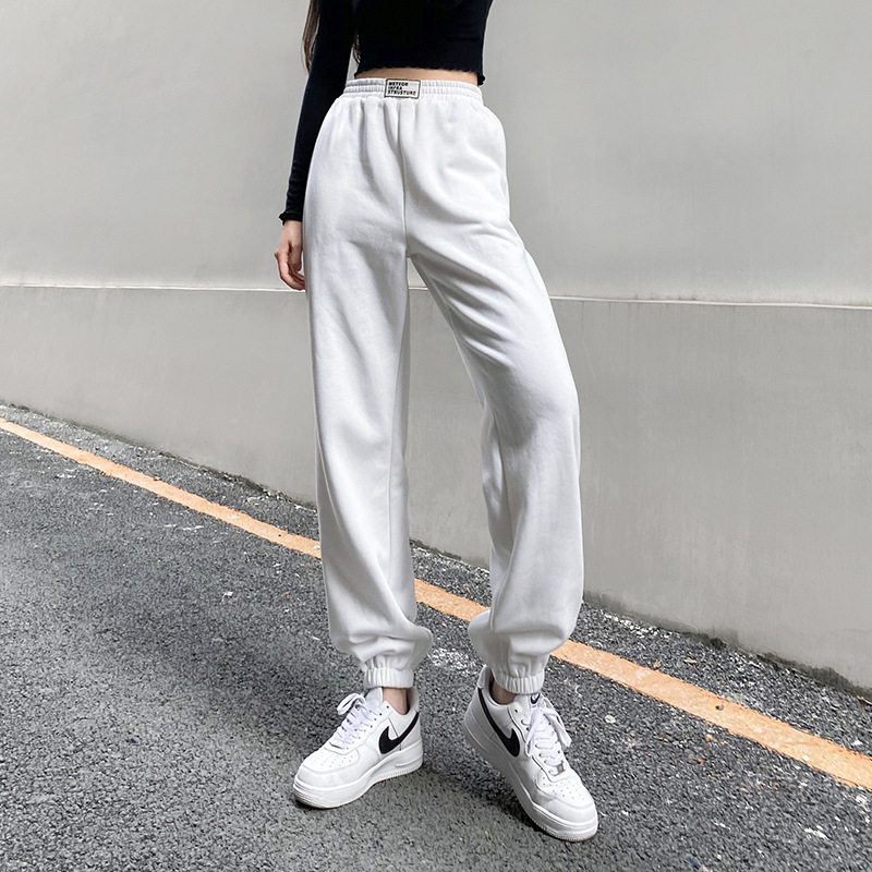 Womens Casual Pants Solid Color Loose High Waist Simple Basic Footwear Pants Warm Plus Velvet Sweatpants Trousers, White
Womens Casual Pants Solid Color Loose High Waist Simple Basic Footwear Pants Warm Plus Velvet Sweatpants Trousers, White