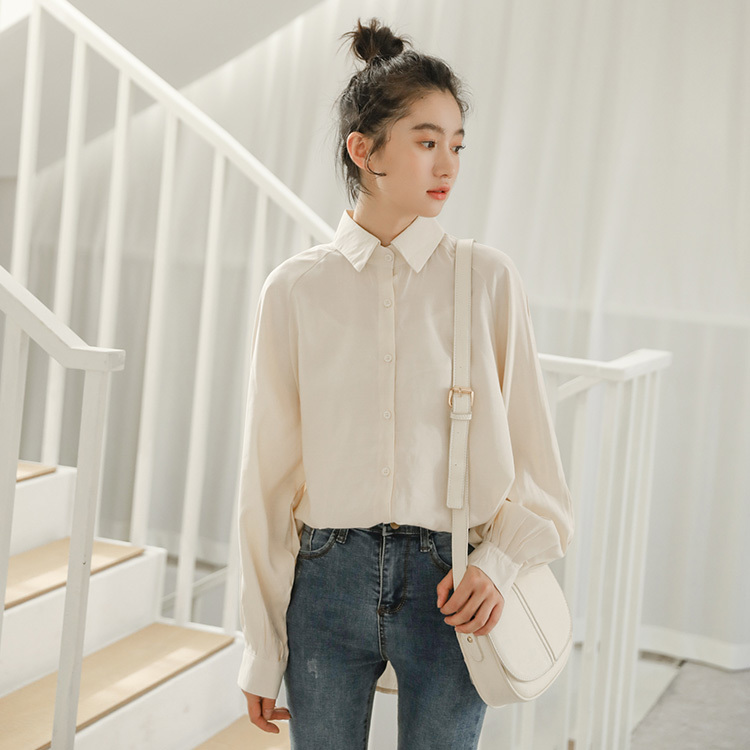 spring Vintage solid Shirt female Oversize Tops Women Long sleeve Girls Blouse Summer Plus Size Blouses femme Blusas 210423
