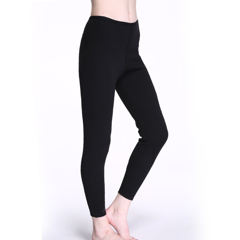 Long Sauna Pants Neoprene Legging Control Panties Fitness Bodyshape Shaper Slim Super Stretch Capris Trouser Pant Women 210402