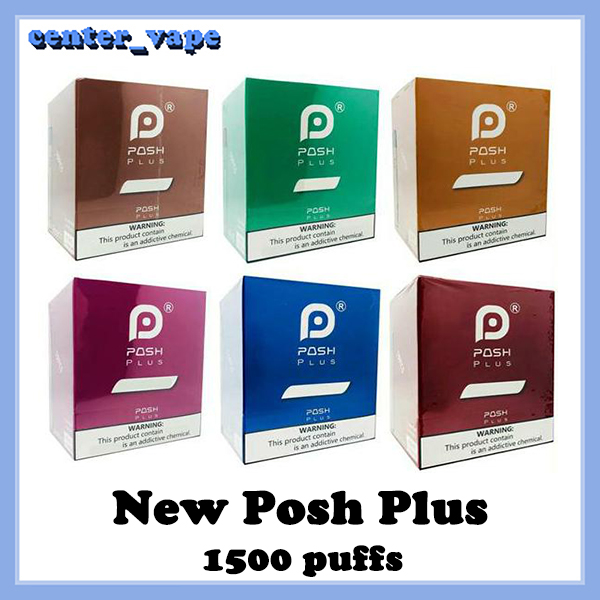New POSH PLUS Disposable Vape Pen Device Kit 950mAh 4.5ml 1500Puffs Prefilled Pods Cartridges Updated Retail Portable e cigs cigarettes Vapor 0268222
New POSH PLUS Disposable Vape Pen Device Kit 950mAh 4.5ml 1500Puffs Prefilled Pods Cartridges Updated Retail Portable e cigs cigarettes Vapor 0268222