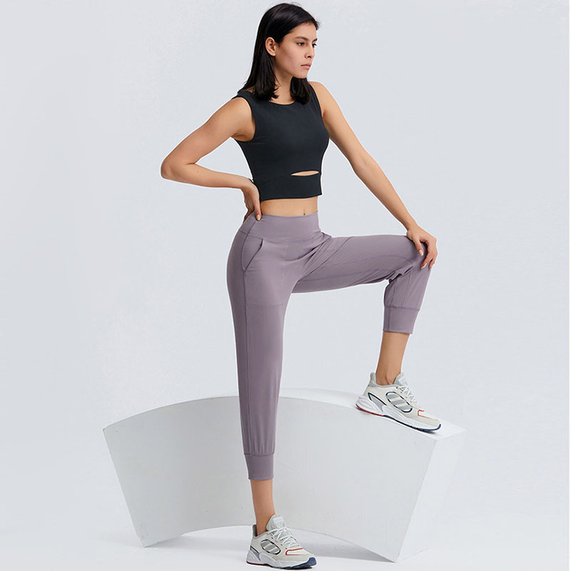 Women' pocket yoga pants Exercise Outfit sanding outdoor leisure micro-sports cropped trousers with high stretch pant L-041, Grey
Women' pocket yoga pants Exercise Outfit sanding outdoor leisure micro-sports cropped trousers with high stretch pant L-041, Grey