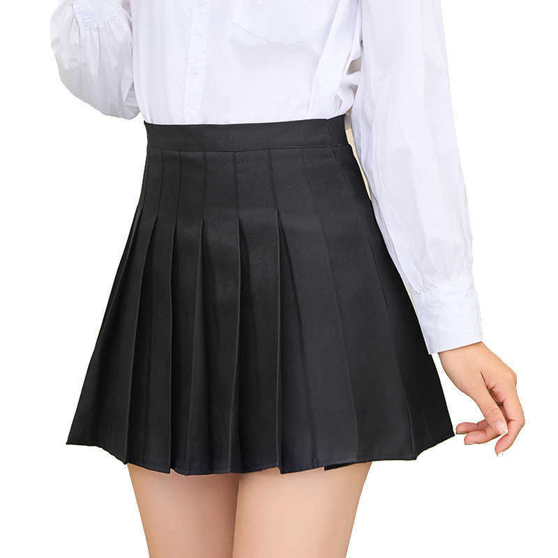 Summer Women Skirts Korean High Waist Plaid Mini School Girls Sexy Cute Pleated A Line 210621
