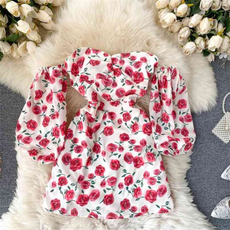 Women Summer Dress Sexy Slash Neck Off Shoulder Short Sleeve High Waist Mini Party Vestidos Floral Print Backless Beach Dresses 210603, White
Women Summer Dress Sexy Slash Neck Off Shoulder Short Sleeve High Waist Mini Party Vestidos Floral Print Backless Beach Dresses 210603, White