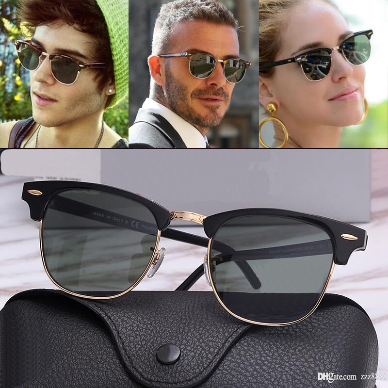 Fashion Trend Half-frame Men Women Ray Sunglasses Retro Driving UV400 Sun Glasses PC + Alloy Luxury Bans Designers Brand Metal Frame Polaroid Lens Female Goggles
Fashion Trend Half-frame Men Women Ray Sunglasses Retro Driving UV400 Sun Glasses PC + Alloy Luxury Bans Designers Brand Metal Frame Polaroid Lens Female Goggles