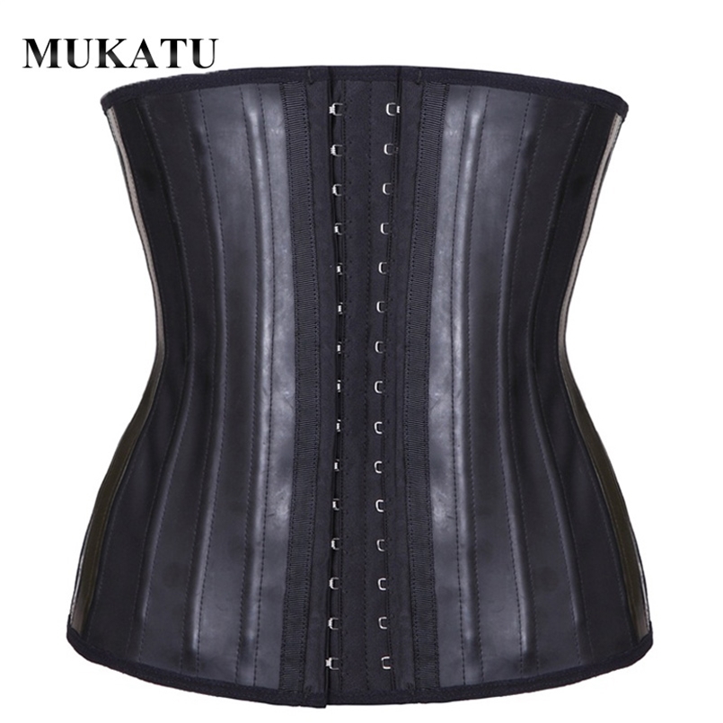 MUKATU Latex Waist Trainer Corset Belly Slim Belt Body Shaper Modeling Strap 25 Steel Boned Cincher Gaine amincissante 211029, Black
MUKATU Latex Waist Trainer Corset Belly Slim Belt Body Shaper Modeling Strap 25 Steel Boned Cincher Gaine amincissante 211029, Black