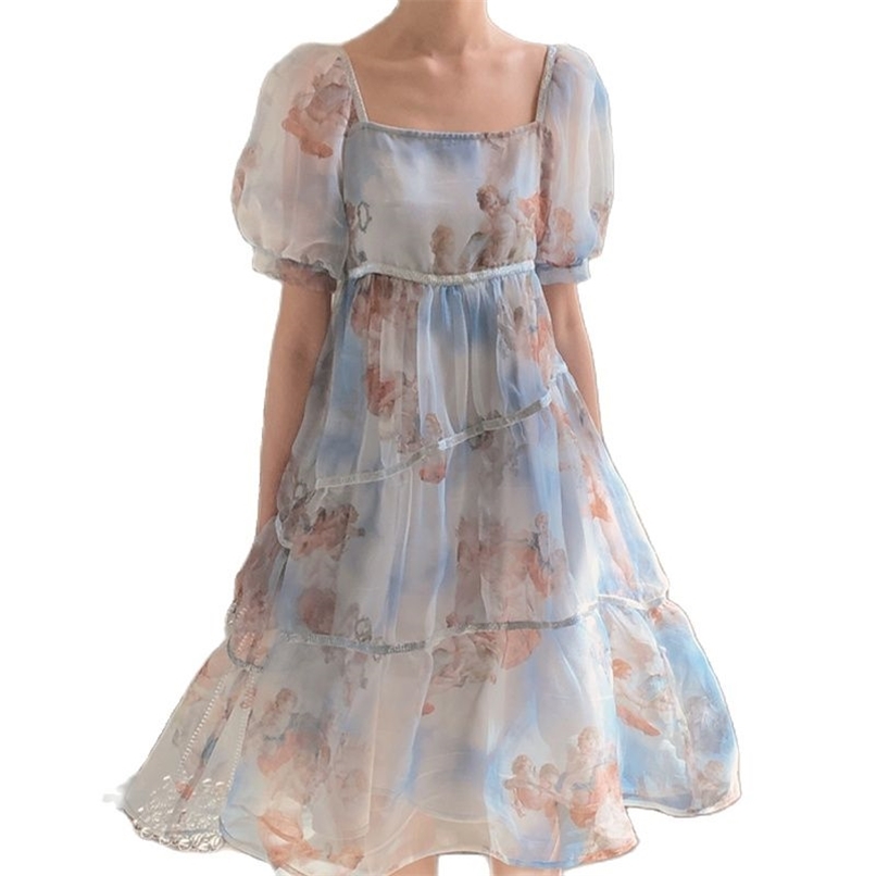 Retro print elegant dress female waist slimming suspender mid-length skirt summer and Korean fashion women's clothing 210520, Image color
Retro print elegant dress female waist slimming suspender mid-length skirt summer and Korean fashion women's clothing 210520, Image color