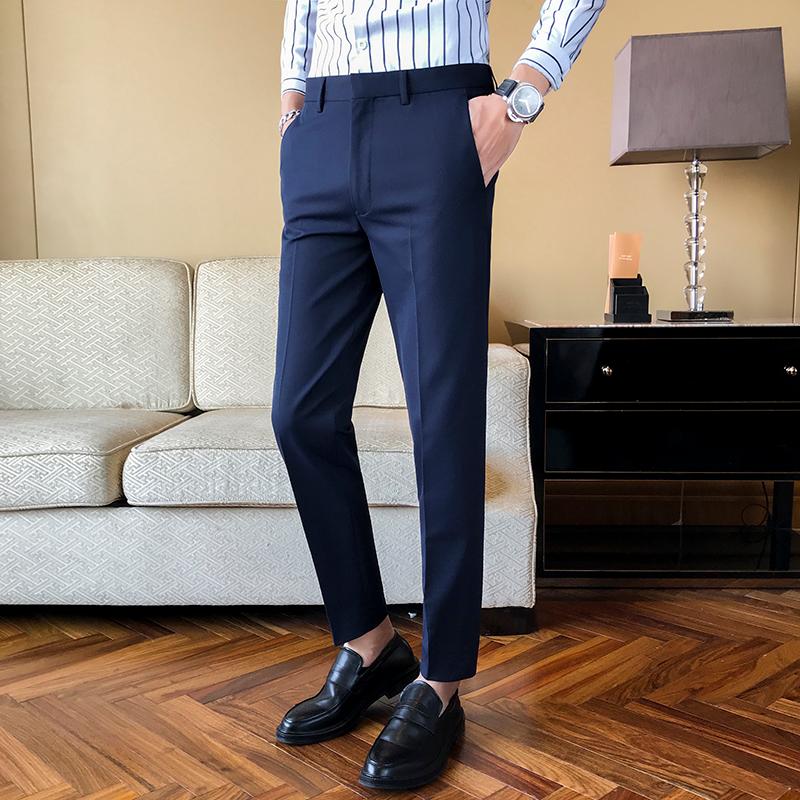 Men's Suits & Blazers Business Dress Pants Men Solid Color Office Social Formal Suit Casual Streetwear Wedding Trousers Pantalon 2021, Black
Men's Suits & Blazers Business Dress Pants Men Solid Color Office Social Formal Suit Casual Streetwear Wedding Trousers Pantalon 2021, Black