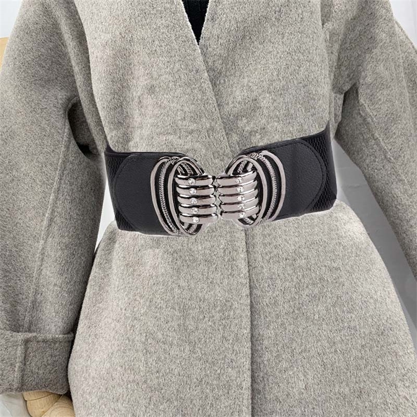 Fashion Women Elastic Belts Designer Luxury Brand Wide Waist Strap Dress Coat Sweater Ladies Decorative Waistband 220315, Black;brown
Fashion Women Elastic Belts Designer Luxury Brand Wide Waist Strap Dress Coat Sweater Ladies Decorative Waistband 220315, Black;brown