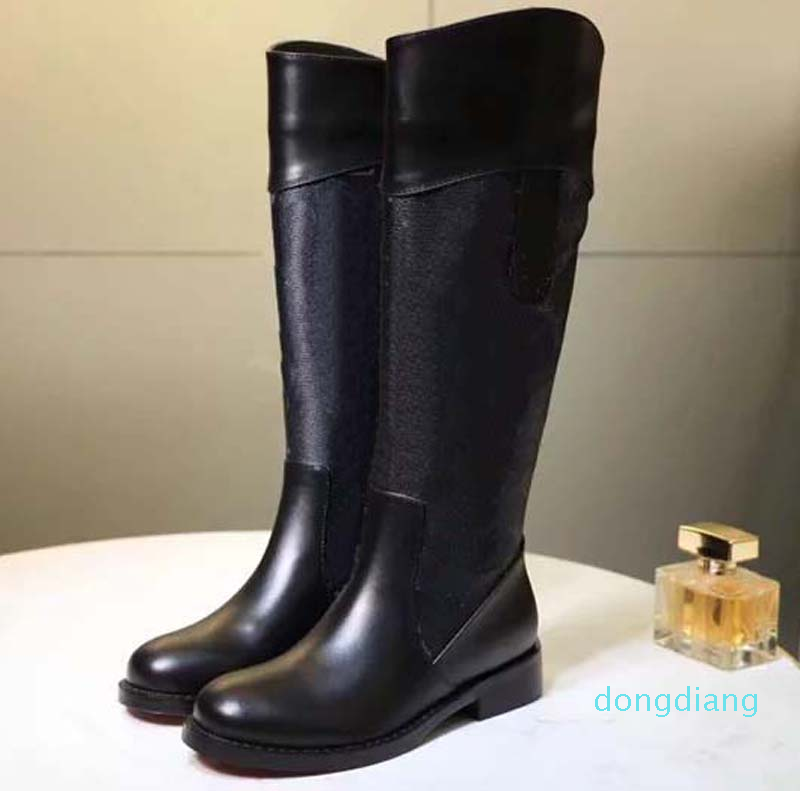 Designer- Fashion color matching round head women long Boots female casual wild non slip leather women boots Cowboy shoe, Box
Designer- Fashion color matching round head women long Boots female casual wild non slip leather women boots Cowboy shoe, Box