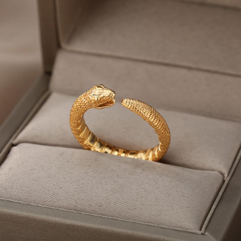 Cluster Rings Gothic Retro Snake For Women Stainless Steel Gold Ring 2021 Trend Fashion Female Aesthetic Jewelry Gift Anillos Mujer
Cluster Rings Gothic Retro Snake For Women Stainless Steel Gold Ring 2021 Trend Fashion Female Aesthetic Jewelry Gift Anillos Mujer