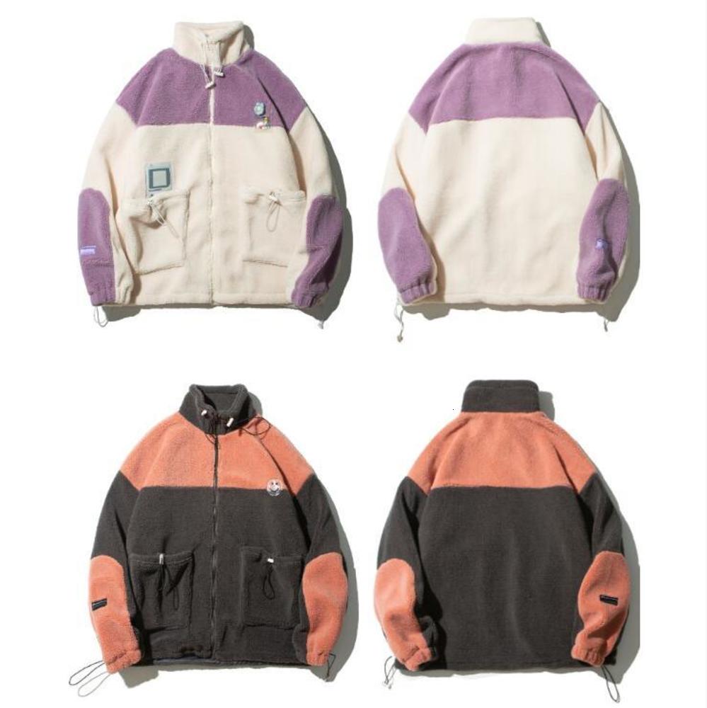Winter Fleece Jackets Color Block Patchwork Zipper Thick Warm Coat Streetwear Mens Hip Hop Casual Tops Outwear, Purple
Winter Fleece Jackets Color Block Patchwork Zipper Thick Warm Coat Streetwear Mens Hip Hop Casual Tops Outwear, Purple