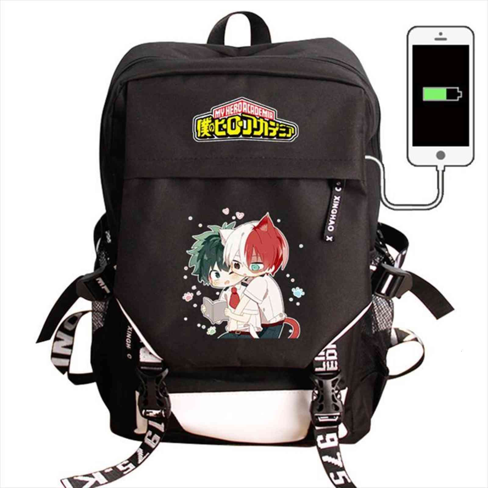 my hero academia lapusb charging backpack boku no cos school bag pack waterproof rucksack
my hero academia lapusb charging backpack boku no cos school bag pack waterproof rucksack