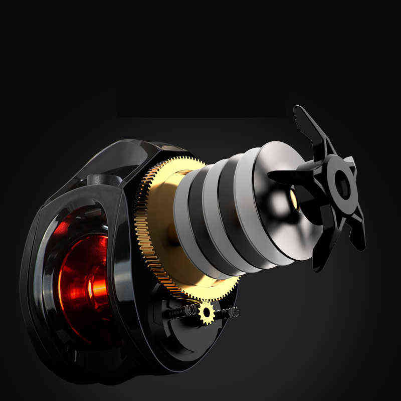 Brake Fishing Reels Spinning 721 Reel Tackle Casting Electric Bait Lure for Sea Rod Fly Saltwater Baitcasting Goods 220121