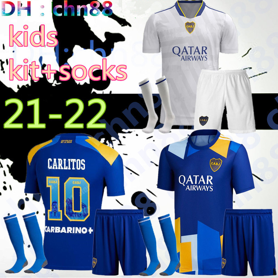 New 2021 2022 Boca Juniors soccer Jersey kids kit+socks 21 22 Boca Juniors GAGO OSVALDO CARLITOS PEREZ DE ROSSI TEVEZ PAVON JRS sports football shirt youth, 19-20
New 2021 2022 Boca Juniors soccer Jersey kids kit+socks 21 22 Boca Juniors GAGO OSVALDO CARLITOS PEREZ DE ROSSI TEVEZ PAVON JRS sports football shirt youth, 19-20