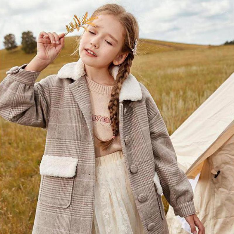 Jackets Autumn Winter Woolen Coats For Girls Fashion Plaid Warm Thickening Kids 3-14 Years Children Casual Outerwear Clothes, Blue;gray
Jackets Autumn Winter Woolen Coats For Girls Fashion Plaid Warm Thickening Kids 3-14 Years Children Casual Outerwear Clothes, Blue;gray