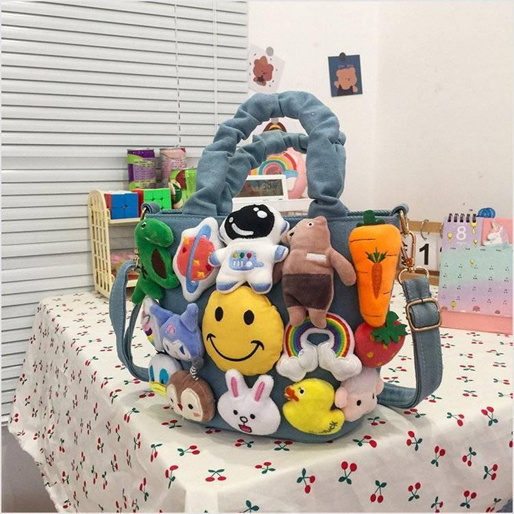 Evening Bags Canvas Tote Bag For Women 2021 Shopper Luxury Designer Handbags Crossbody Fashion Creative Cute Cartoon Doll Shoulder, Blue
Evening Bags Canvas Tote Bag For Women 2021 Shopper Luxury Designer Handbags Crossbody Fashion Creative Cute Cartoon Doll Shoulder, Blue