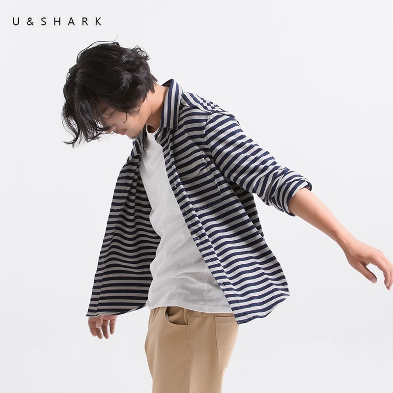 U&SHARK Blue Striped Shirt Men Long Sleeve Japan Style Long Sleeve Vintage Casual Shirts Male Soft Elastic Fabric Clothing 210603
U&SHARK Blue Striped Shirt Men Long Sleeve Japan Style Long Sleeve Vintage Casual Shirts Male Soft Elastic Fabric Clothing 210603