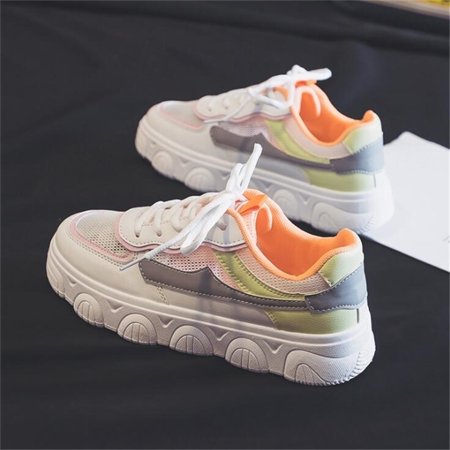 Women Shoes Casual Fashion Mesh Wedges Chunky Platform Sneakers Brand Ladies Female Luxury Designers Shoes for Women, Yellow
Women Shoes Casual Fashion Mesh Wedges Chunky Platform Sneakers Brand Ladies Female Luxury Designers Shoes for Women, Yellow