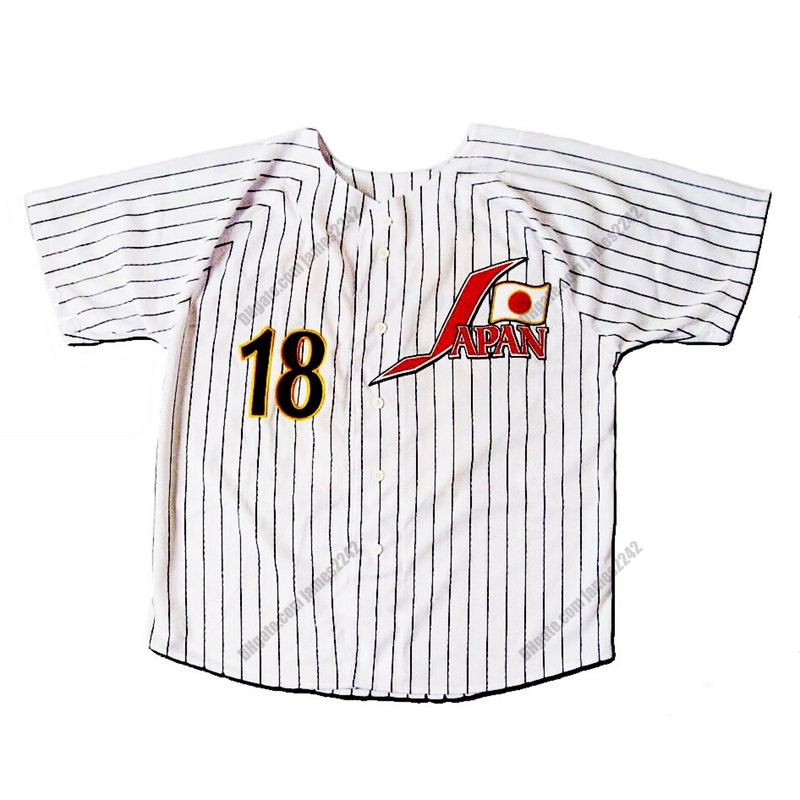 Custom Retro Pitcher Yu Darvish #18 Team Japan Baseball Jersey Stitched White Any Name Number Top Quality
Custom Retro Pitcher Yu Darvish #18 Team Japan Baseball Jersey Stitched White Any Name Number Top Quality