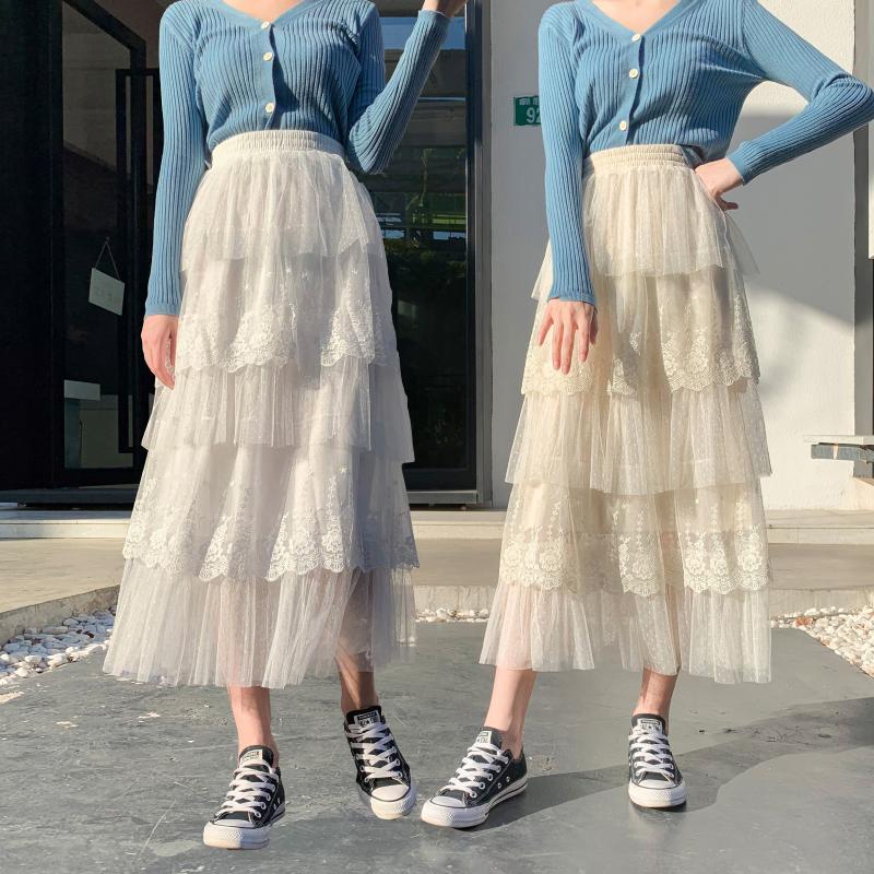 Skirts Spring And Autumn Period The Female Skirt Of Tall Waist Fairy Cakes In A Word Long Veil, See chart
Skirts Spring And Autumn Period The Female Skirt Of Tall Waist Fairy Cakes In A Word Long Veil, See chart