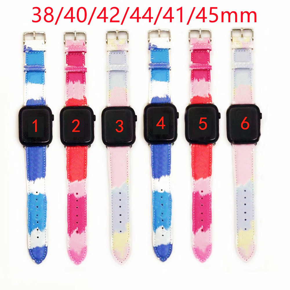 Top Luxury Designer Watchbands 41mm 42mm 38mm 40mm 44mm Strap For Iwatch 2 3 4 5 6 se 7 Bands Leather Watch Band Bracelet Fashion Beach Style Watchband Men and Women Gift
Top Luxury Designer Watchbands 41mm 42mm 38mm 40mm 44mm Strap For Iwatch 2 3 4 5 6 se 7 Bands Leather Watch Band Bracelet Fashion Beach Style Watchband Men and Women Gift