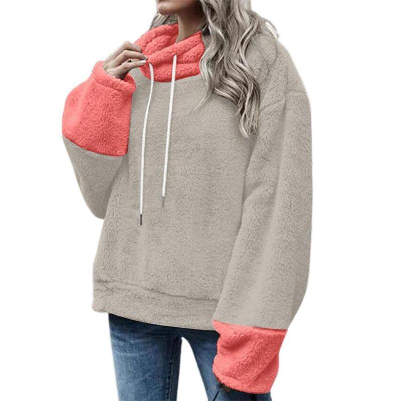 Women's Hoodies & Sweatshirts Fluffy Hoodie Patchwork Color Women Sweatshirt Jumper Charming Top, Khaki
Women's Hoodies & Sweatshirts Fluffy Hoodie Patchwork Color Women Sweatshirt Jumper Charming Top, Khaki