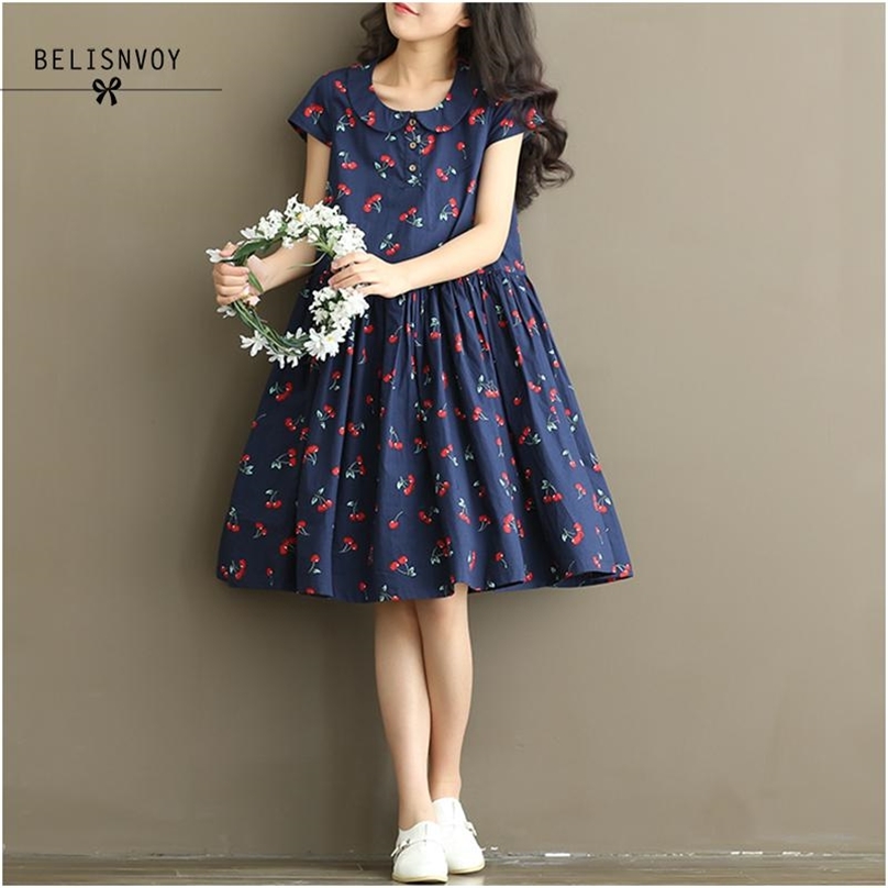 Summer Female Peter Pan Collar Dress Short Sleeve Pregnant Women Cherry Printed Cotton Maternity Preppy Style es 210520, White
Summer Female Peter Pan Collar Dress Short Sleeve Pregnant Women Cherry Printed Cotton Maternity Preppy Style es 210520, White