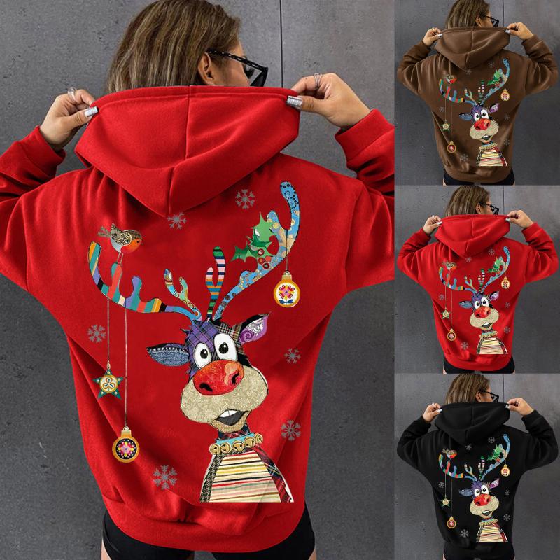 Women's Hoodies & Sweatshirts Womens Christmas Sweatshirt Loose Merry Long Sleeve Casual Good Gifts Warm And Soft Pullover Tops, Black
Women's Hoodies & Sweatshirts Womens Christmas Sweatshirt Loose Merry Long Sleeve Casual Good Gifts Warm And Soft Pullover Tops, Black