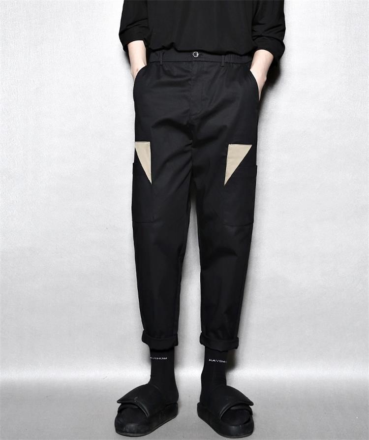 Men' Pants Slim Original Design Fashion Personalized Contrast Color Patch Large Pocket Overalls Loose Tapered Casual, Black
Men' Pants Slim Original Design Fashion Personalized Contrast Color Patch Large Pocket Overalls Loose Tapered Casual, Black