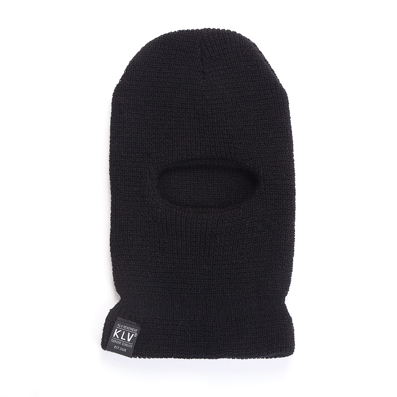 3Hole Knitted Full Face Cover Ski Mask Winter Balaclava Warm Knit Mask for Outdoor Sports