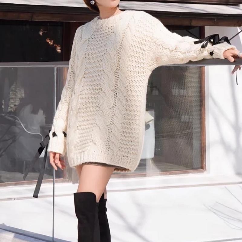 Women's Sweaters Women Sweet Lace-up Bandage Sweater Autumn Hollow Out Hole Broken Jumper Loose Oversized Pullovers Harajuku Streetwear, Beige
Women's Sweaters Women Sweet Lace-up Bandage Sweater Autumn Hollow Out Hole Broken Jumper Loose Oversized Pullovers Harajuku Streetwear, Beige