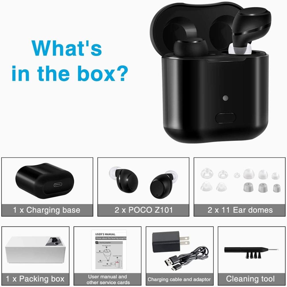 A Pair Rechargeable Hearing Aids Wireless Invisible Earbuds Digital Hearing Aid for Adults Seniors Magnetic Contact Charging BoxScouts
A Pair Rechargeable Hearing Aids Wireless Invisible Earbuds Digital Hearing Aid for Adults Seniors Magnetic Contact Charging BoxScouts