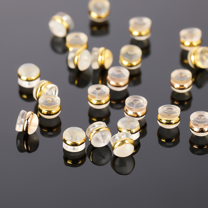 50pcs/bag Round Silicone Earplugs Stud Earring Backs Support Plug Earrings Jewelry Accessories, White
50pcs/bag Round Silicone Earplugs Stud Earring Backs Support Plug Earrings Jewelry Accessories, White