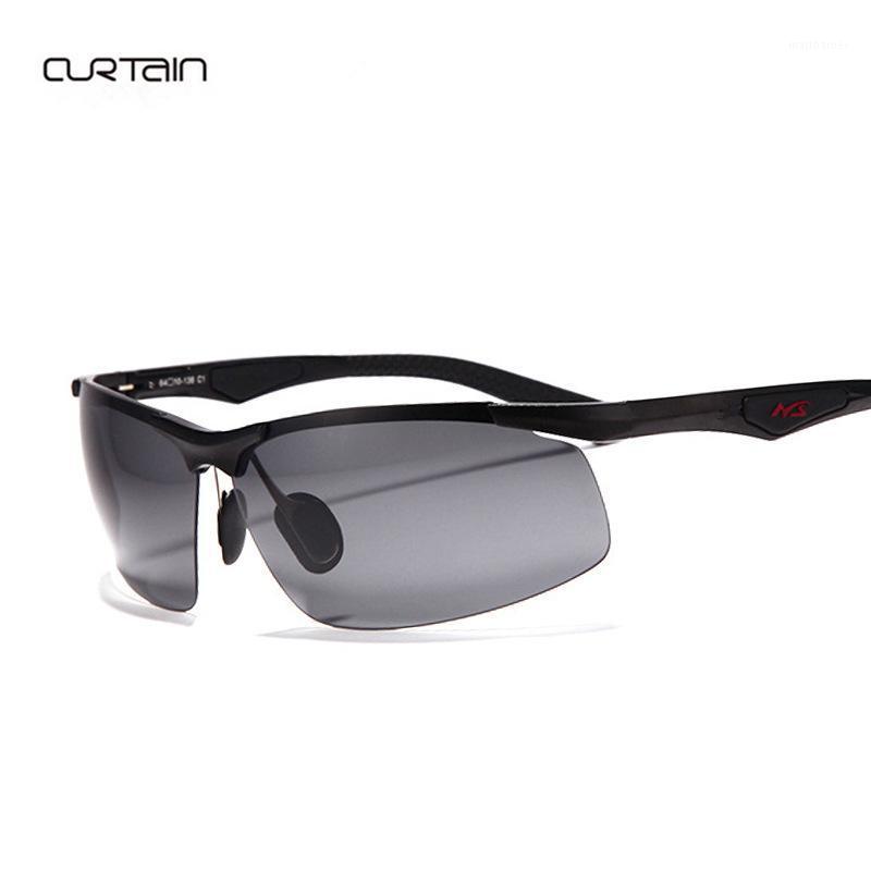 

Men's Fashion Anti-uv Polarized Sunglasses Semi Frame Driving Sports Fishing Mountaineering Tourism Glasses UV400 OEM