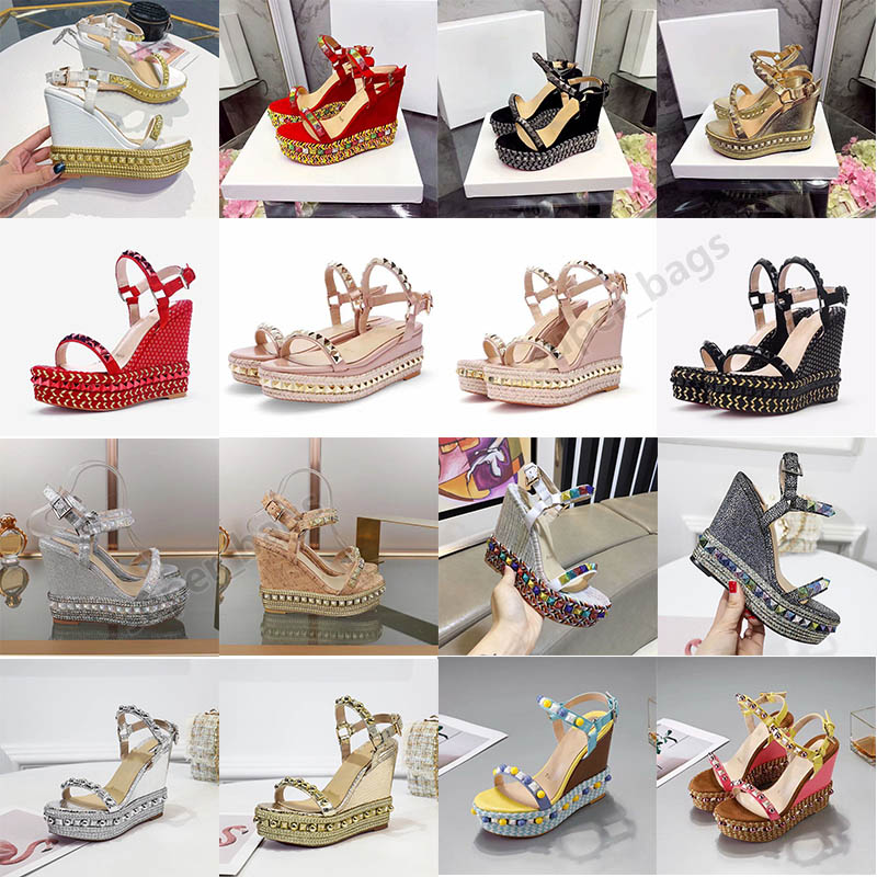 Pyraclou Embellished Wedge Sandals Luxurys Casual Shoes Women Fashion Designers Flat Slides Flip Flops 2021 Summer Beach Slippers 34-41, Color 16
Pyraclou Embellished Wedge Sandals Luxurys Casual Shoes Women Fashion Designers Flat Slides Flip Flops 2021 Summer Beach Slippers 34-41, Color 16