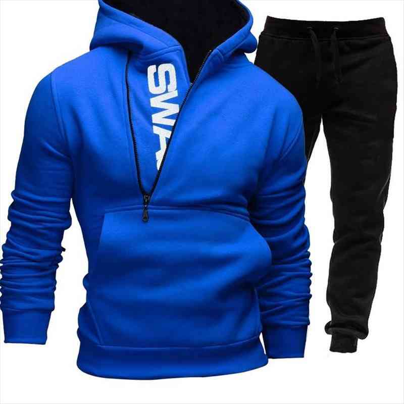 tracksuit mens 2 pieces set sweatshirt and sportspants outfits zipper hoodies casual mens clothing plus size ropa hombre, Gray
tracksuit mens 2 pieces set sweatshirt and sportspants outfits zipper hoodies casual mens clothing plus size ropa hombre, Gray