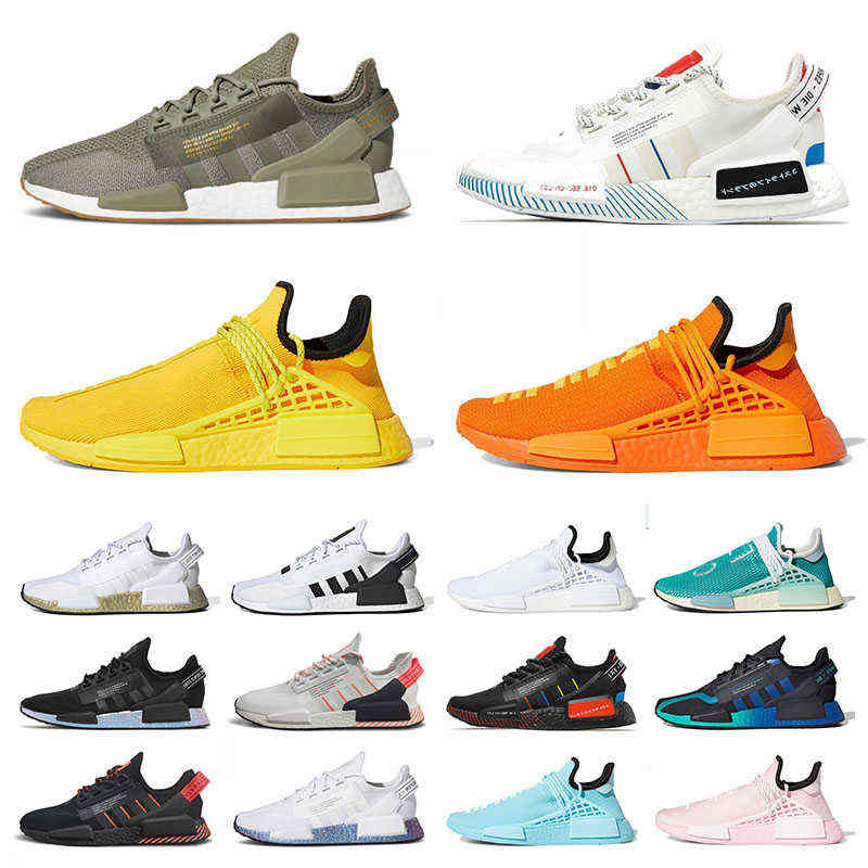Top Quality Nmd Running Shoes Mens Womens R1 V2 Human Race Sports Sneakers Pharrell Williams White Speckled Black Aqua Tones Bright Yellow, C21 white 36-47
Top Quality Nmd Running Shoes Mens Womens R1 V2 Human Race Sports Sneakers Pharrell Williams White Speckled Black Aqua Tones Bright Yellow, C21 white 36-47