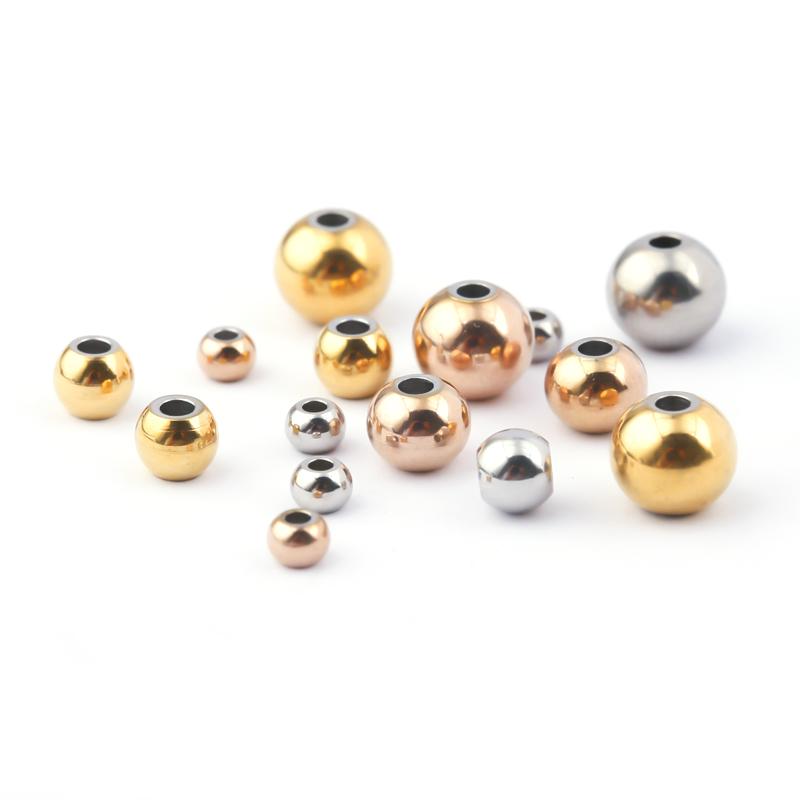 Other 30-100Pcs Stainless Steel Rose Gold Ball Spacer Beads 3mm 6mm Round Loose Bead For Diy Jewelry Bracelet Making Accessories
Other 30-100Pcs Stainless Steel Rose Gold Ball Spacer Beads 3mm 6mm Round Loose Bead For Diy Jewelry Bracelet Making Accessories