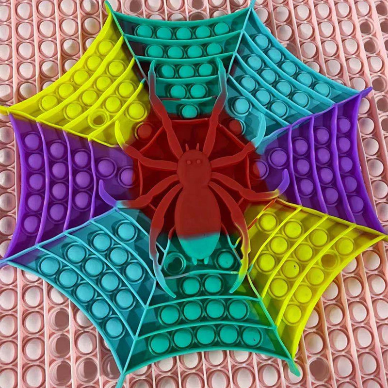 30CM Big Size Spider cobweb Push Bubble Fidget Toys Desktop Funny Bubbles Sensory Squishy Stress Reliever Autism Needs Anti-stress Rainbow Adult Toy
30CM Big Size Spider cobweb Push Bubble Fidget Toys Desktop Funny Bubbles Sensory Squishy Stress Reliever Autism Needs Anti-stress Rainbow Adult Toy