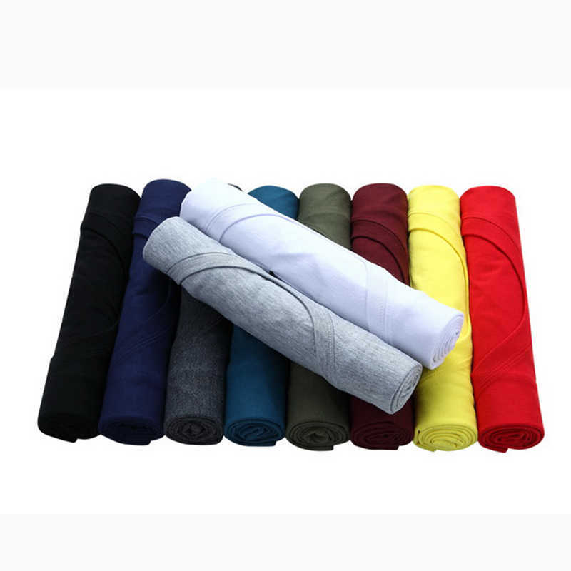 Multi-color 6pcs/lot High Quality Men's T-Shirts Solid Casual Cotton Tops Tee Shirt Fashion Short Sleeve T-shirt Summer Clothing 210623